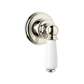 Perrin and Rowe U.3240L-PN/TO 3/4in Wall Valve Trim in Polished Nickel