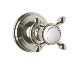 Perrin and Rowe U.3241X-STN/TO 3/4in Shower Volume Control Valve Trim in Satin Nickel