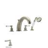 Perrin and Rowe U.3248L-STN Roman Tub Faucet in Satin Nickel