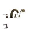 Perrin and Rowe U.3248L-EB Roman Tub Faucet in English Bronze