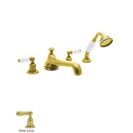 Perrin and Rowe U.3737L-IB Roman Tub Faucet in English Gold