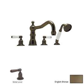 Perrin and Rowe U.3745L-EB Roman Tub Faucet in English Bronze