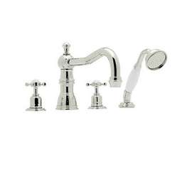 Perrin and Rowe U.3746X-PN Roman Tub Faucet in Polished Nickel