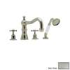 Perrin and Rowe U.3746X-STN Roman Tub Faucet in Satin Nickel