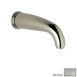 8in Non Diverter Tub Spout in Satin Nickel