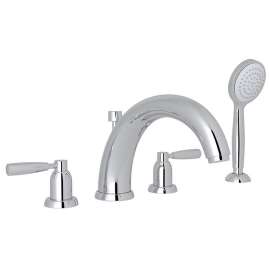 Perrin and Rowe Holborn Deck-Mounted Brass Tub Filler - In Multiple Colors