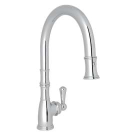 Perrin and Rowe Pull-Down Faucet With Single-Lever Handle - In Multiple Colors