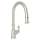 Georgian Era Traditional Pulldown Kitchen Faucet With Metal Lever Handle In Polished Nickel