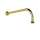 15in Wall Mounted Shower Arm in English Gold