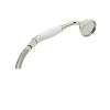 Perrin and Rowe Inclined Hand Shower With Porcelain Handle And 60-In Hose
