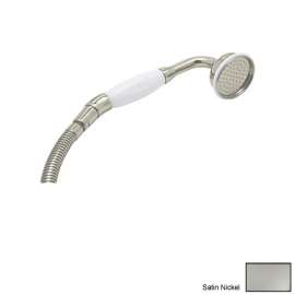 Perrin and Rowe Inclined Hand Shower With Porcelain Handle And 60-In Hose