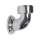Return Elbow for Therm Mixer in Polished Chrome