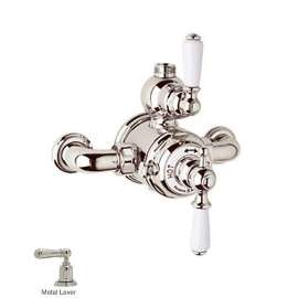 Perrin and Rowe U.5550L-PN Exposed Thermostatic Shower Valve Trim in Polished Nickel