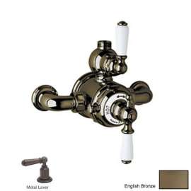 Perrin and Rowe U.5550L-EB Exposed Thermostatic Shower Valve Trim in English Bronze