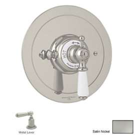 Perrin and Rowe U.5565L-STN/TO Thermostatic Valve Trim in Satin Nickel