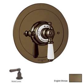 Perrin and Rowe U.5565L-EB/TO Thermostatic Valve Trim in English Bronze