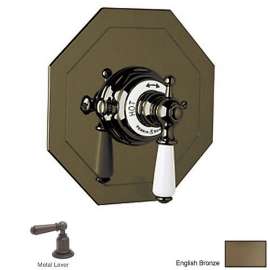 Perrin and Rowe U.5585L-EB/TO Thermostatic Shower Valve Trim in English Bronze