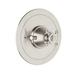 Perrin and Rowe U.5786X-PN/TO Thermostatic Shower Valve Trim in Polished Nickel