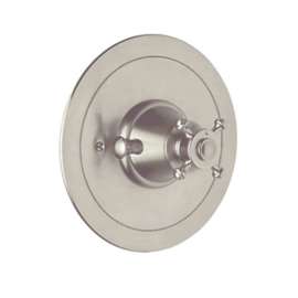 Perrin and Rowe U.5786X-STN/TO Thermostatic Shower Valve Trim in Satin Nickel