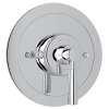 Thermostatic Trim with Metal Lever and without Volume Control in Polished Chrome