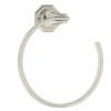 Deco Wall Mount Towel Ring in Polished Nickel