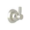 Holborn Wall Mount Single Robe Hook in Polished Nickel