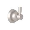 Holborn Wall Mount Single Robe Hook in Satin Nickel