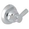 Holborn Wall Mount Double Robe Hook in Polished Chrome