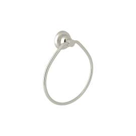 Holborn Wall Mount Towel Ring in Polished Nickel