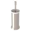 Holborn Floor Standing Toilet Brush Holder in Satin Nickel