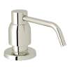 Contemporary Deck Mount Soap Dispenser in Polished Nickel