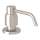 Contemporary Deck Mount Soap Dispenser in Satin Nickel