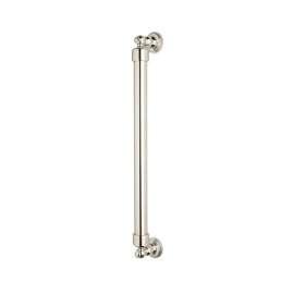 Perrin and Rowe U.6907PN 18in Decorative Grab Bar in Polished Nickel