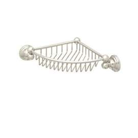 Wall Mounted Corner Basket in Polished Nickel