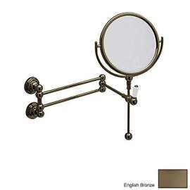Wall Mounted Mirror in English Bronze