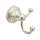 Perrin and Rowe U.6923PN Triple Hook Robe Hook in Polished Nickel