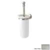 Wall Mounted Toilet Brush Holder in Satin Nickel