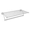 Wall Mount Hotel Style Towel Shelf in Polished Chrome