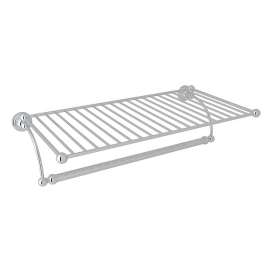 Perrin and Rowe 20-in Brass Towel Shelf - In Multiple Colors