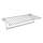 Wall Mount Hotel Style Towel Shelf in Polished Chrome