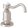 Traditional Deck Mount Soap Dispenser in Satin Nickel