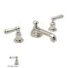Perrin and Rowe U.3705L-PN-2 Widespread Bathroom Faucet and Pop-Up Drain in Polished Nickel