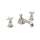 Perrin and Rowe U.3706X-PN-2 Widespread Bathroom Faucet and Pop-Up Drain in Polished Nickel