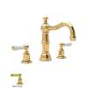 Perrin and Rowe U.3720L-IB-2 Widespread Bathroom Faucet in English Gold