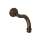 Georgian Era Wall Mounted Lavatory Spout in English Bronze