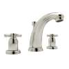 Perrin and Rowe Holborn U.3861X-PN-2 High Neck Widespread Lavatory Faucet with Cross Handle in Polished Nickel