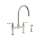 Perrin and Rowe U.4273LS-PN-2 Bridge Kitchen Faucet in Polished Nickel