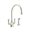 Perrin and Rowe U.4710PN-2 Kitchen Faucet in Polished Nickel
