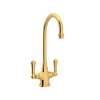 Perrin and Rowe U.4711IB-2 Bar Faucet in English Gold