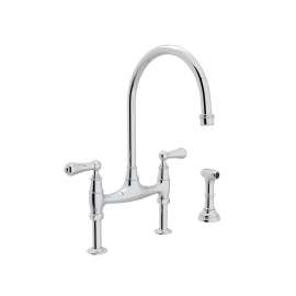U.4719L-2 Perrin and Rowe Bridge Kitchen Faucet